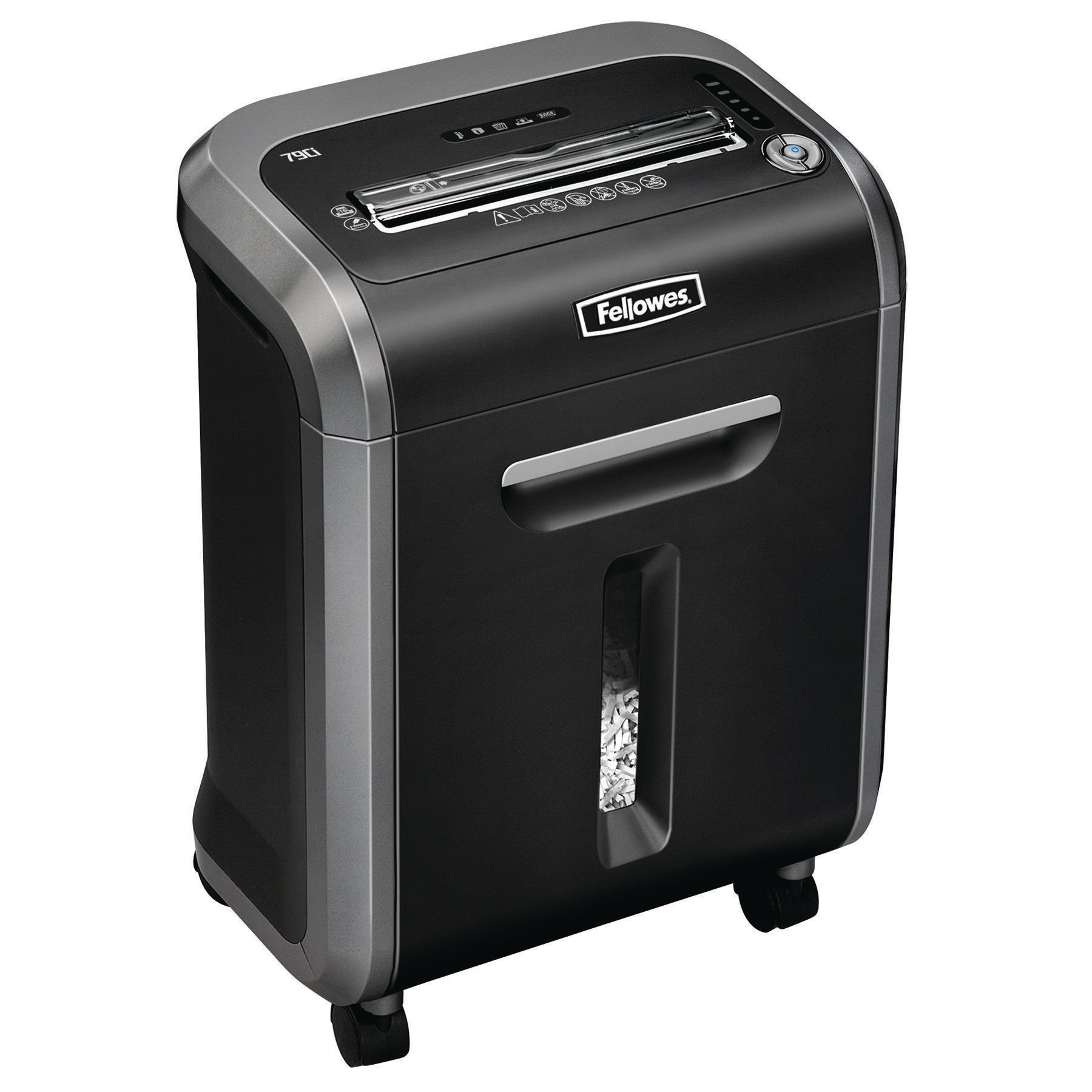 FELLOWES Powershred® 79Ci Partikelschnitt Aktenvernichter, Schwarz