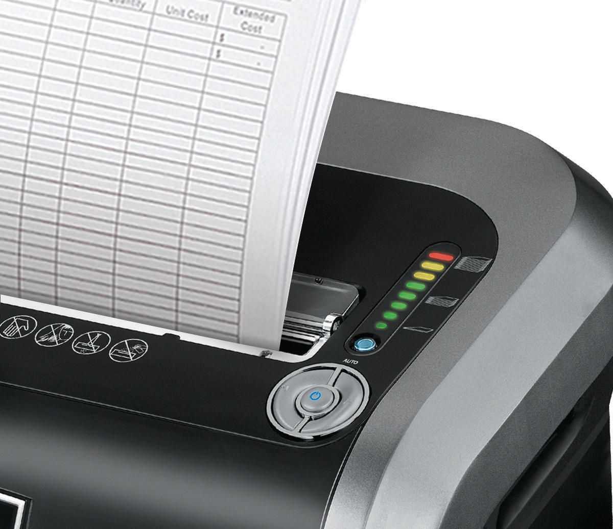 FELLOWES Powershred® 79Ci Partikelschnitt Aktenvernichter, Schwarz