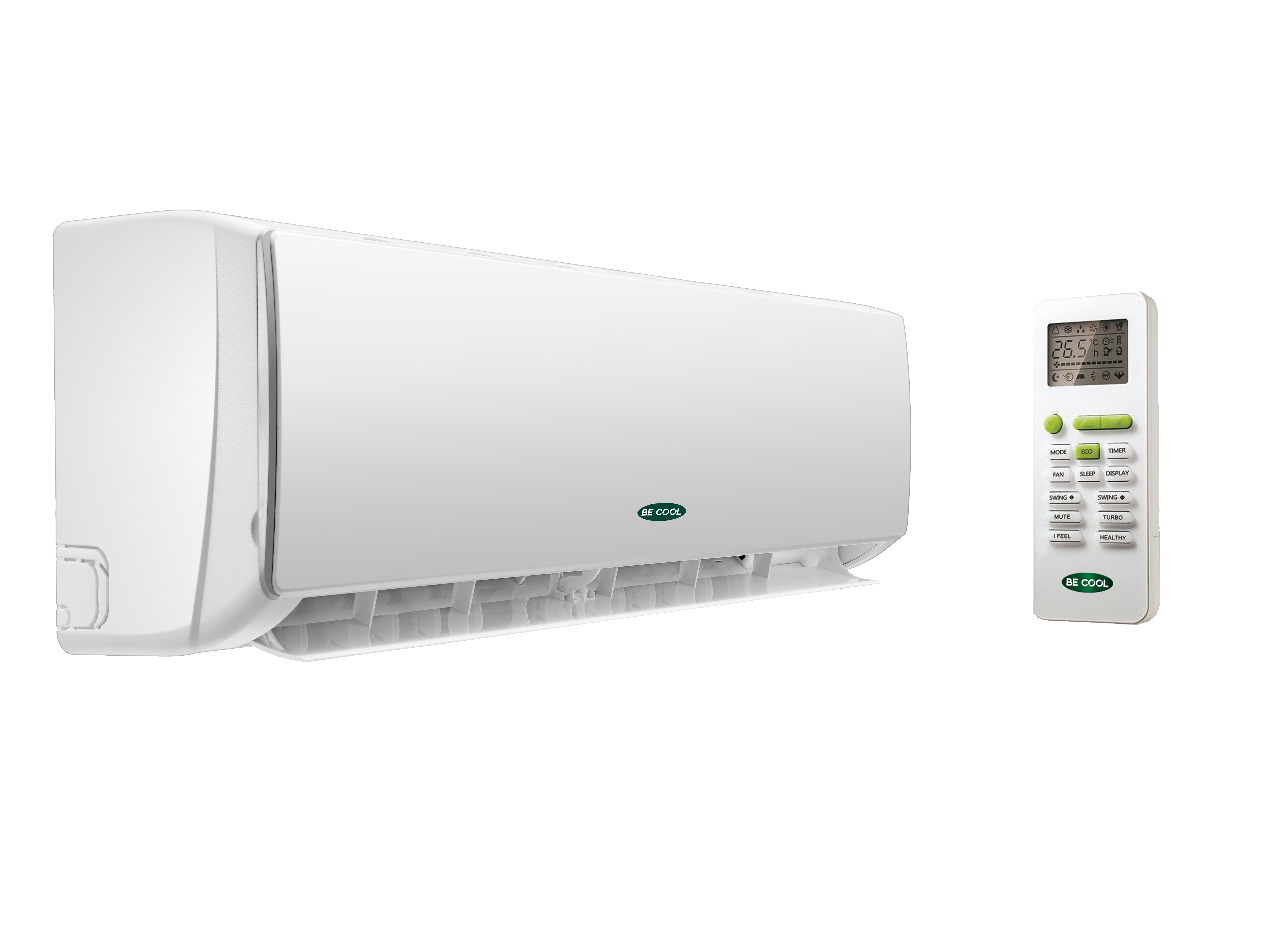 BECOOL BC12SK2001 Klimagerät Weiß Energieeffizienzklasse: A++, Max. Raumgröße: 105 m³