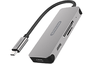 SITECOM CN-406 USB-C Hub & kaartlezer