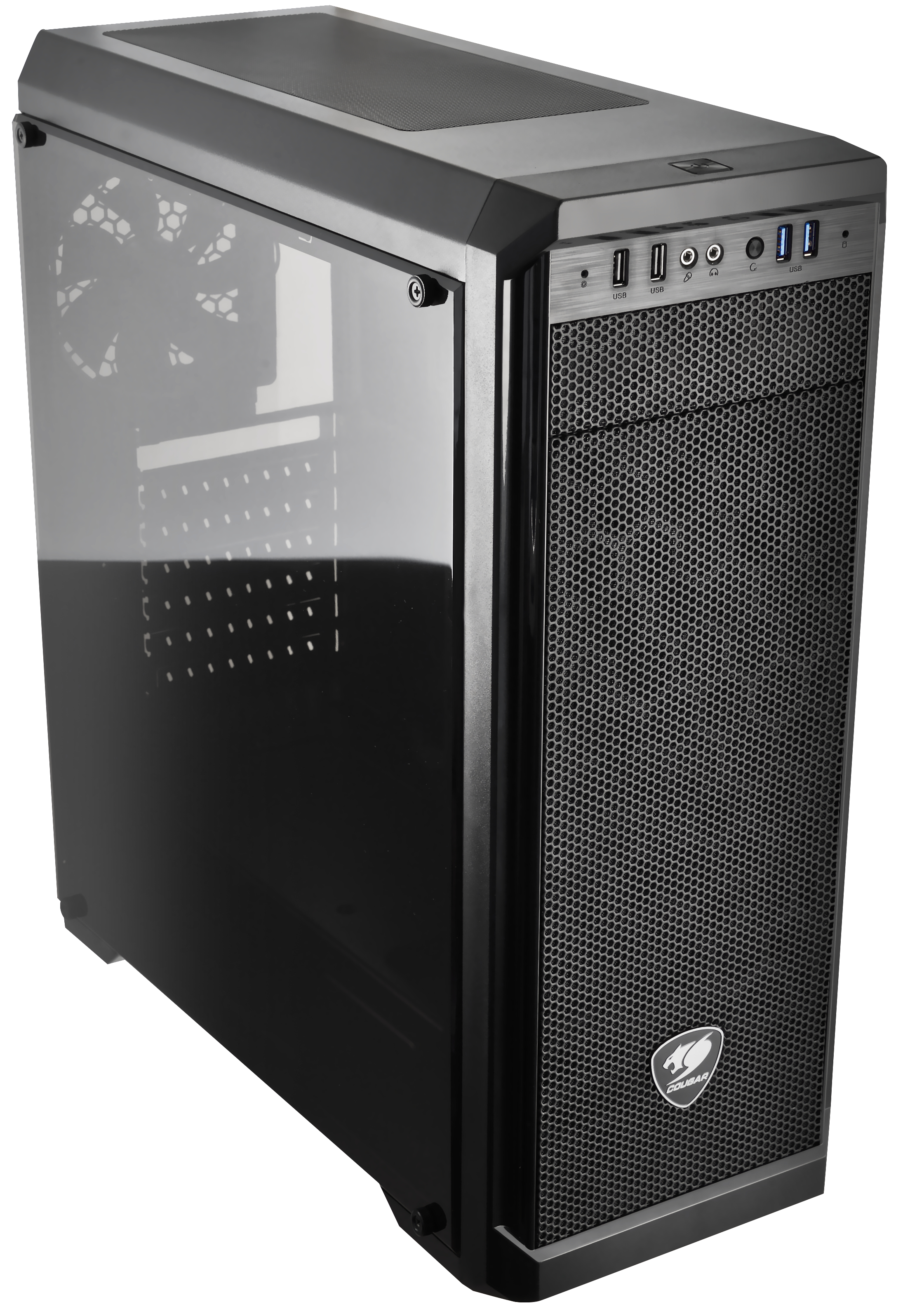 COUGAR 385NC10.0002 MX330 PC-Gehäuse, Schwarz