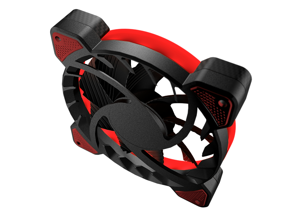 COUGAR 3MFR120X.0001 VORTEX Lüfter, Rot