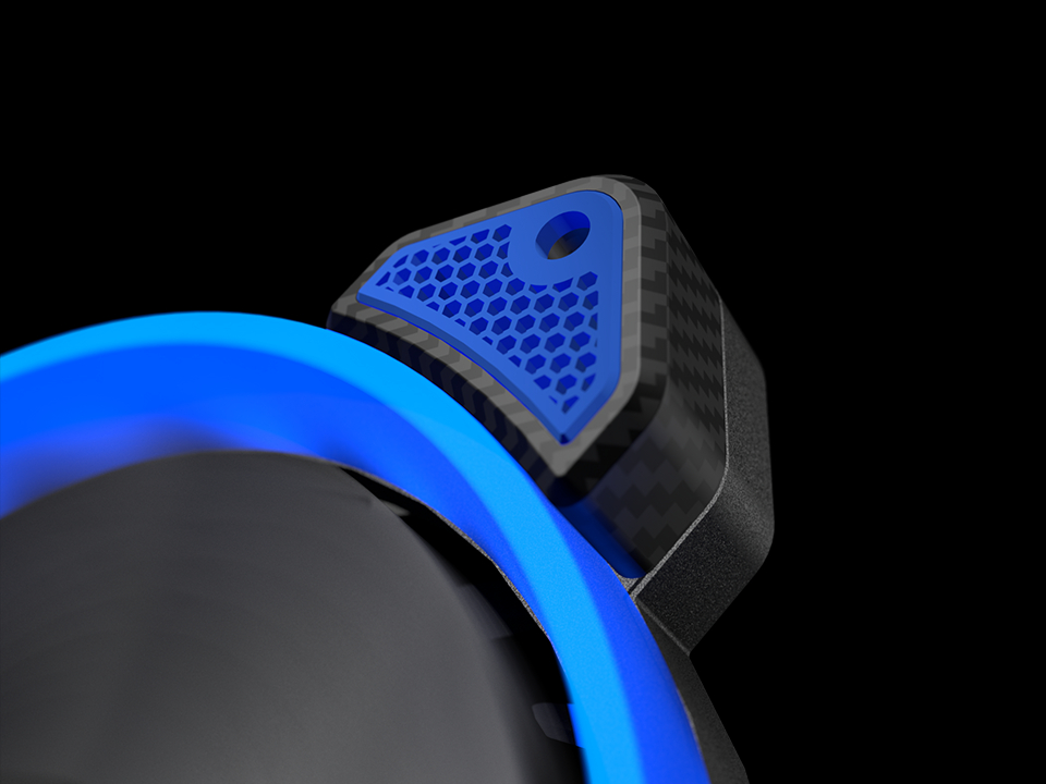 COUGAR 3MFB120X.0001 VORTEX  Lüfter, Blau