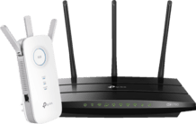 WLAN Router Archer A7 und WLAN Repeater RE450 Bundle