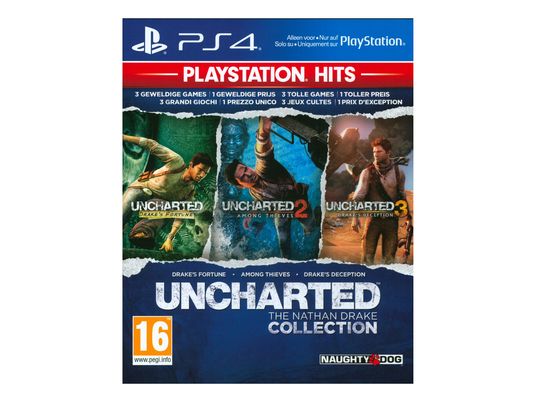 PlayStation Hits: Uncharted - The Nathan Drake Collection - PlayStation 4 - Allemand, Français, Italien