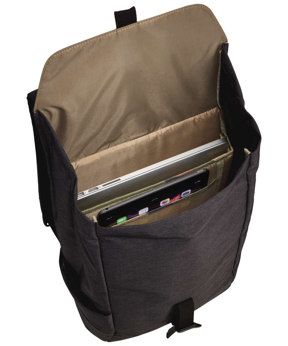 Mochila para portátil - Thule Lithos 16L, 15", Poliéster, Marrón