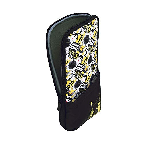 Funda - Hori Compacta Pikachu, Para Nintendo Switch, Negro y Amarillo