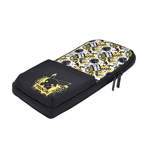 Funda - Hori Compacta Pikachu, Para Nintendo Switch, Negro y Amarillo