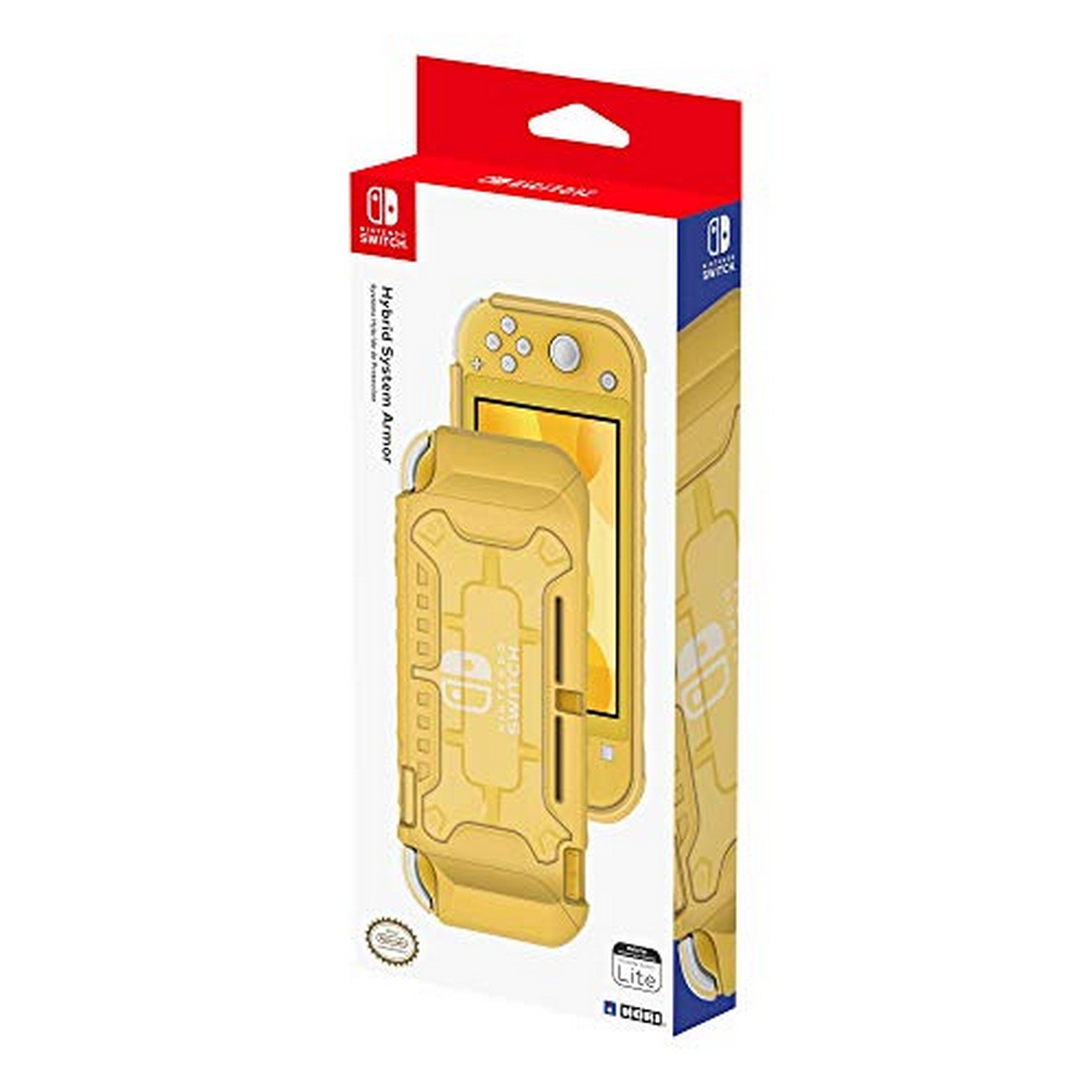 Funda - Hori NS2-054U, Para Nintendo Switch Lite, TPU, Amarillo