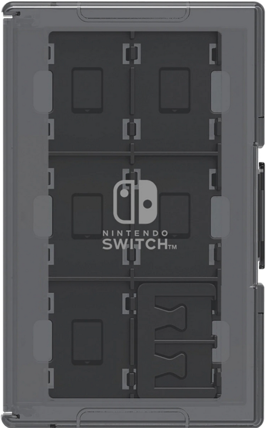 Funda - Hori NSW-025U, Para Tarjetas de juego de Nintendo Switch, Hasta 24 juegos, Negro