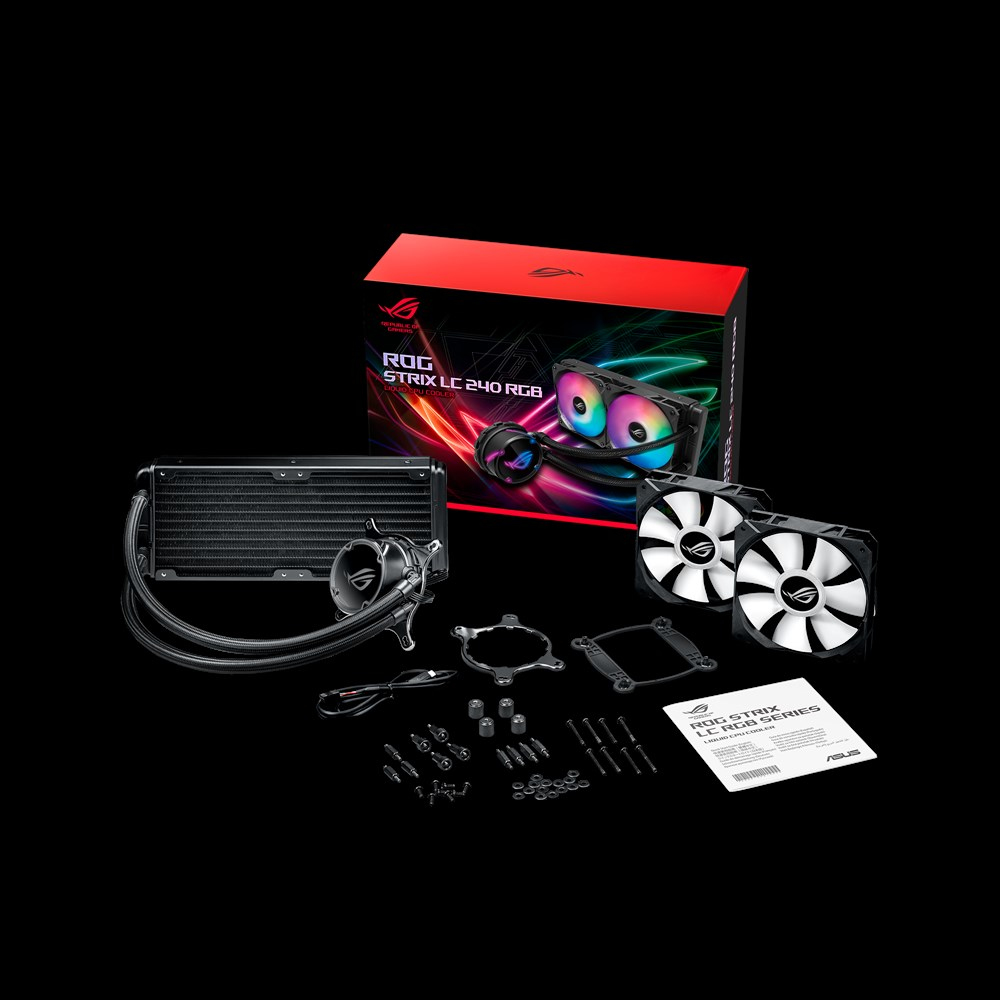 ASUS ROG STRIX LC 240 RGB CPU Wasserkühlung, Schwarz