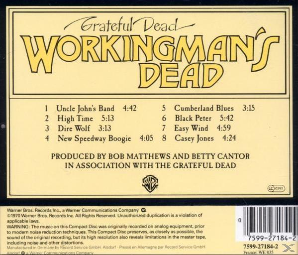 Grateful Dead - Workingman's Dead (CD)