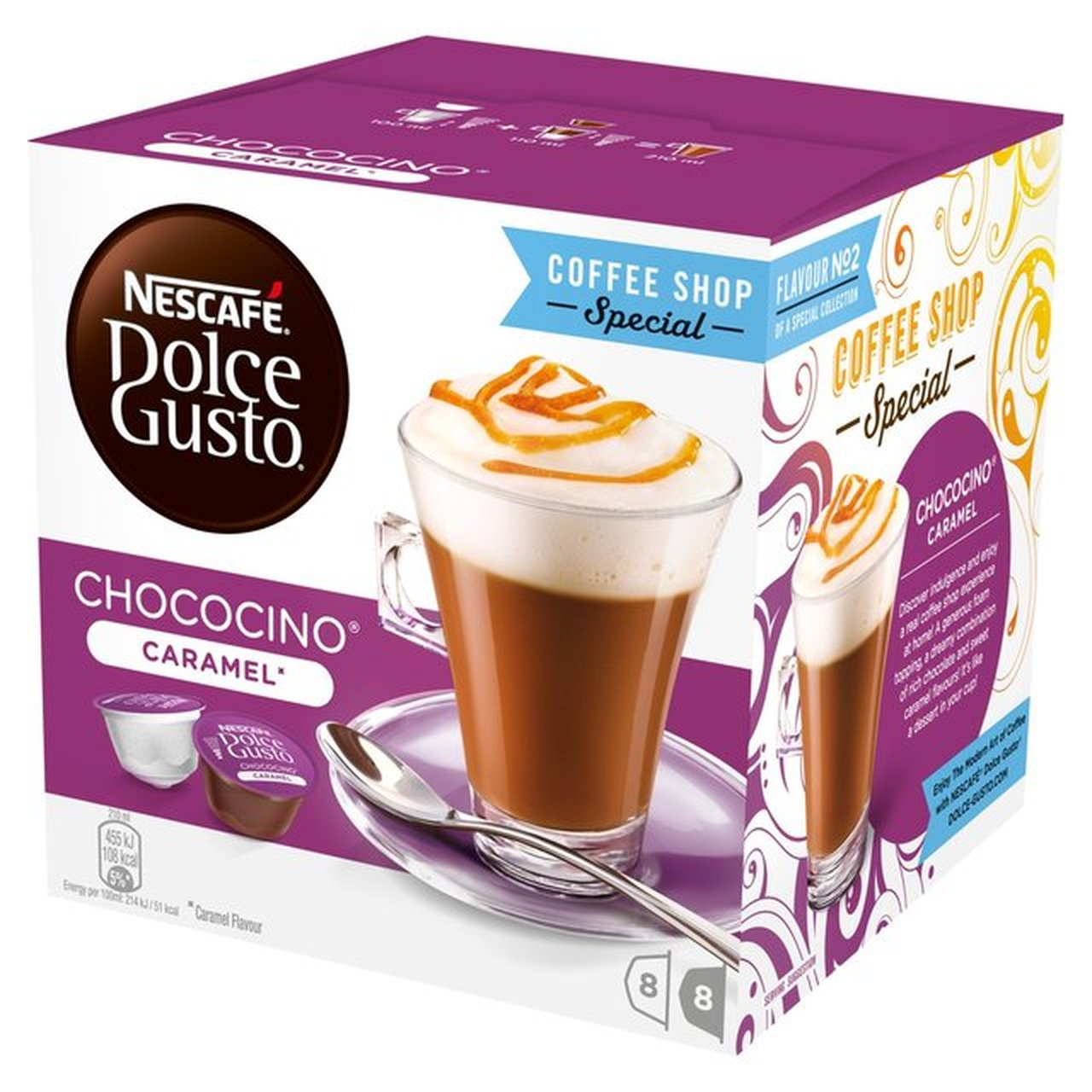 Cápsula Dolce Dolce Gusto Chococino Caramel Cápsulas Monodosis