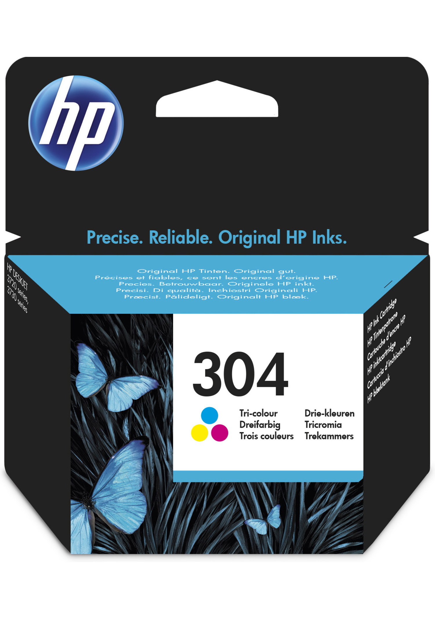 HP 304 drie-kleuren inktcartridge N9K05AE