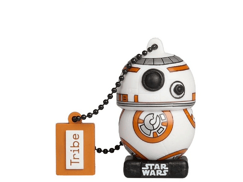 Pendrive de 32 GB - Tribe BB-8 TLJ (FD030708), 2.0, Diseño Star Wars, Para Windows, Mac y Linux, Negro