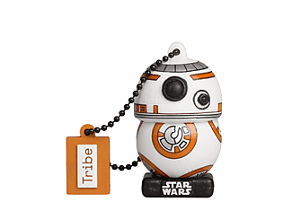 Pendrive de 32 GB - Tribe BB-8 TLJ (FD030708), 2.0, Diseño Star Wars, Para Windows, Mac y Linux, Negro