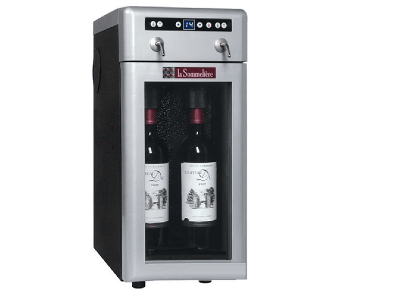 Vinoteca La Sommelière dvv22 dispensador por copas 2 botellas 4 ºc 18 inox para ref. ideal mantener temperatura su durante degustación y protegerlo