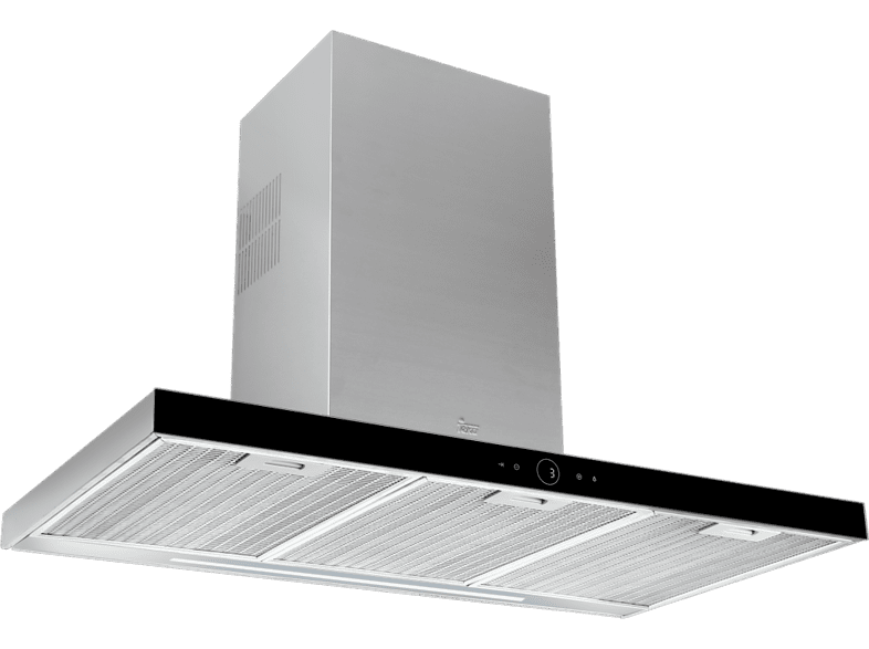 Campana - Teka DLH 686 T, Decorativa, 60 cm, 701 m3/h, LED, Acero inoxidable