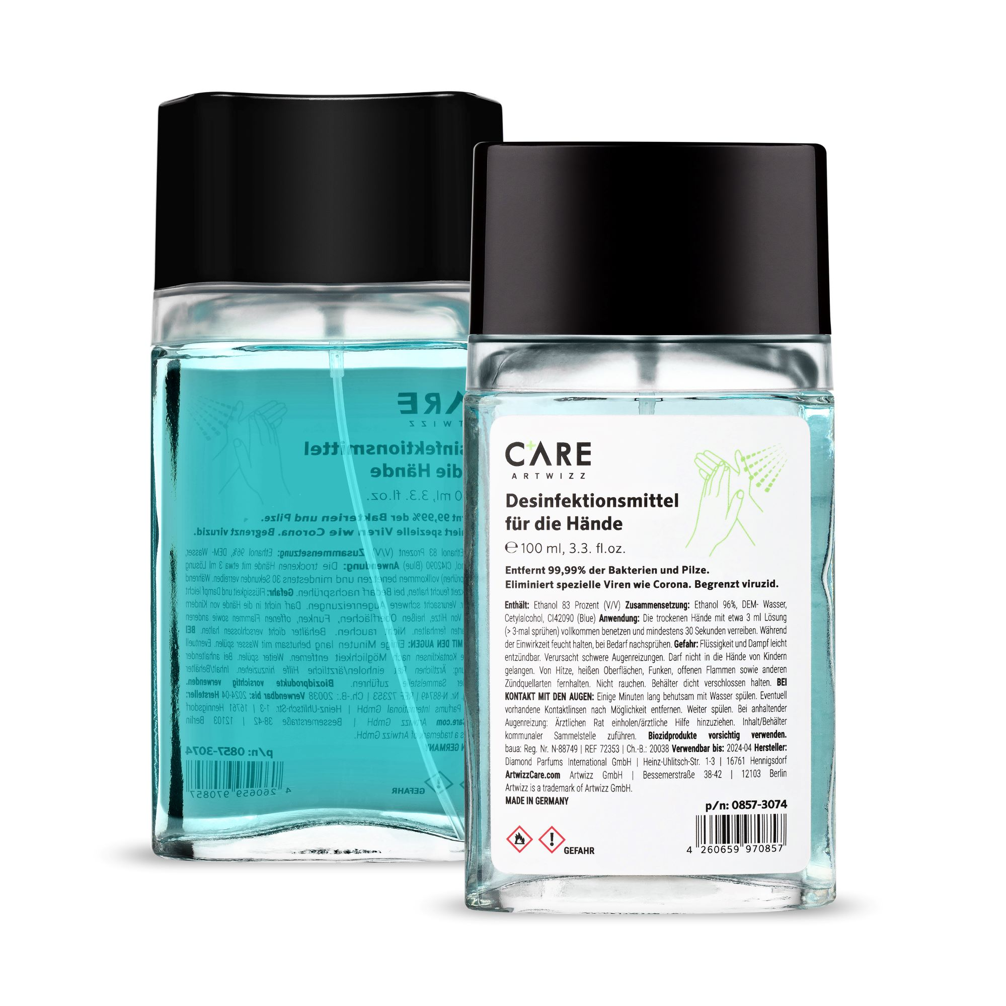 ARTWIZZ 100 ml Händedesinfektionsmittel, k. A.