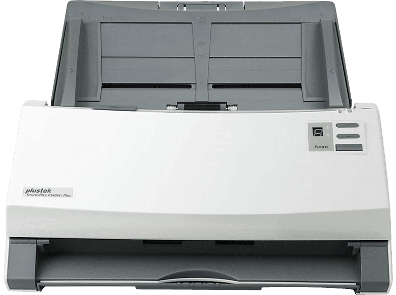 PLUSTEK SmartOffice PS406U Plus Dokumentenscanner , bis zu 600 x 600 dpi, Dual-CIS