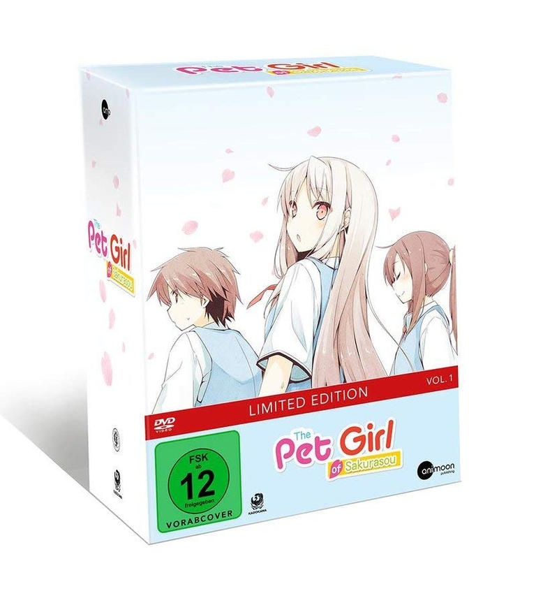 DVD-Box-Set, Anime-Figuren auf dem Cover, weißer Hintergrund.