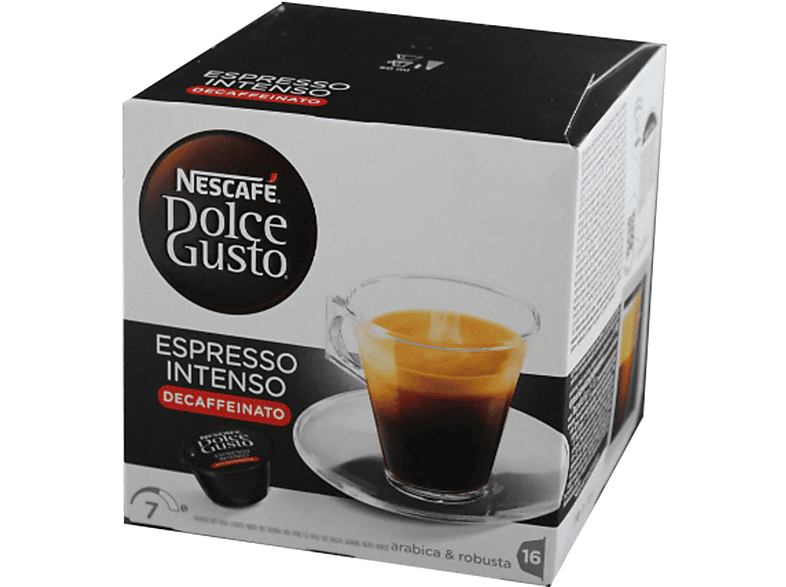DOLCE GUSTO Espresso Intenso Descafeinado (7) - Pack De 16