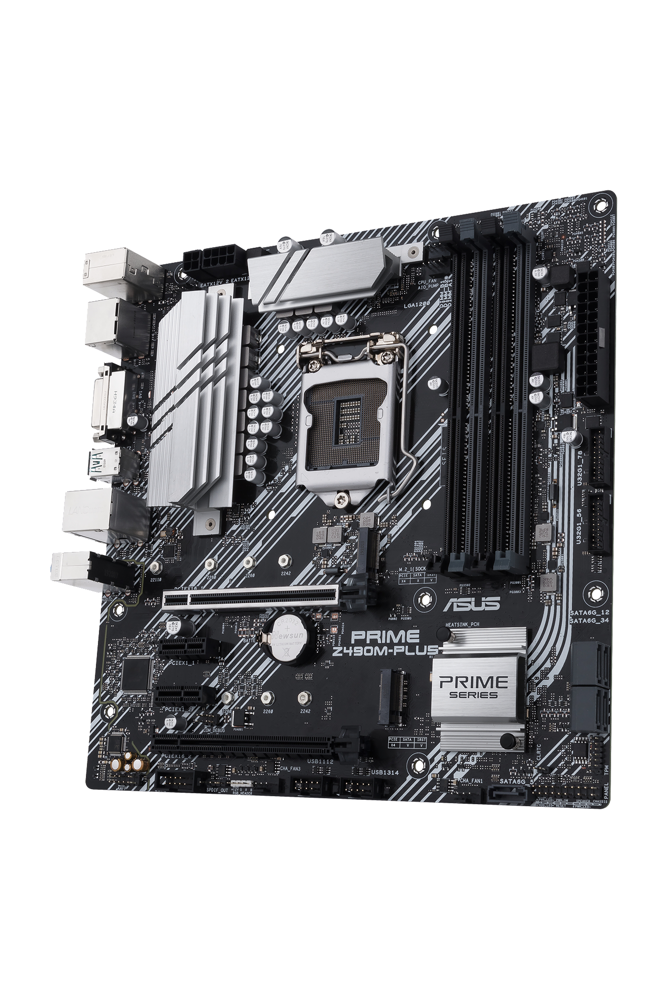 ASUS PRIME Z490M-PLUS Mainboard Grau
