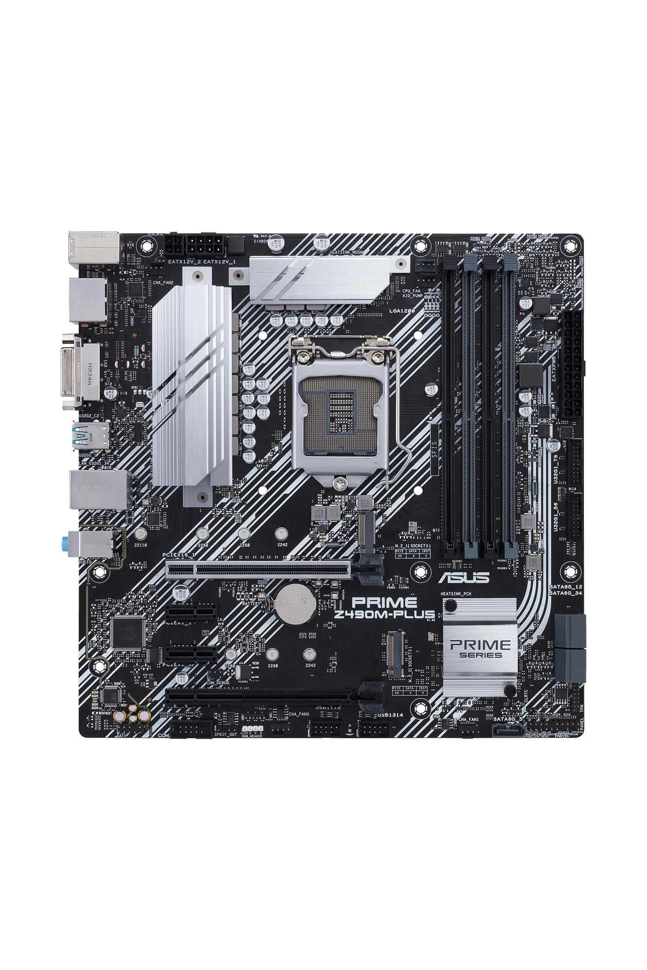 ASUS PRIME Z490M-PLUS Mainboard Grau