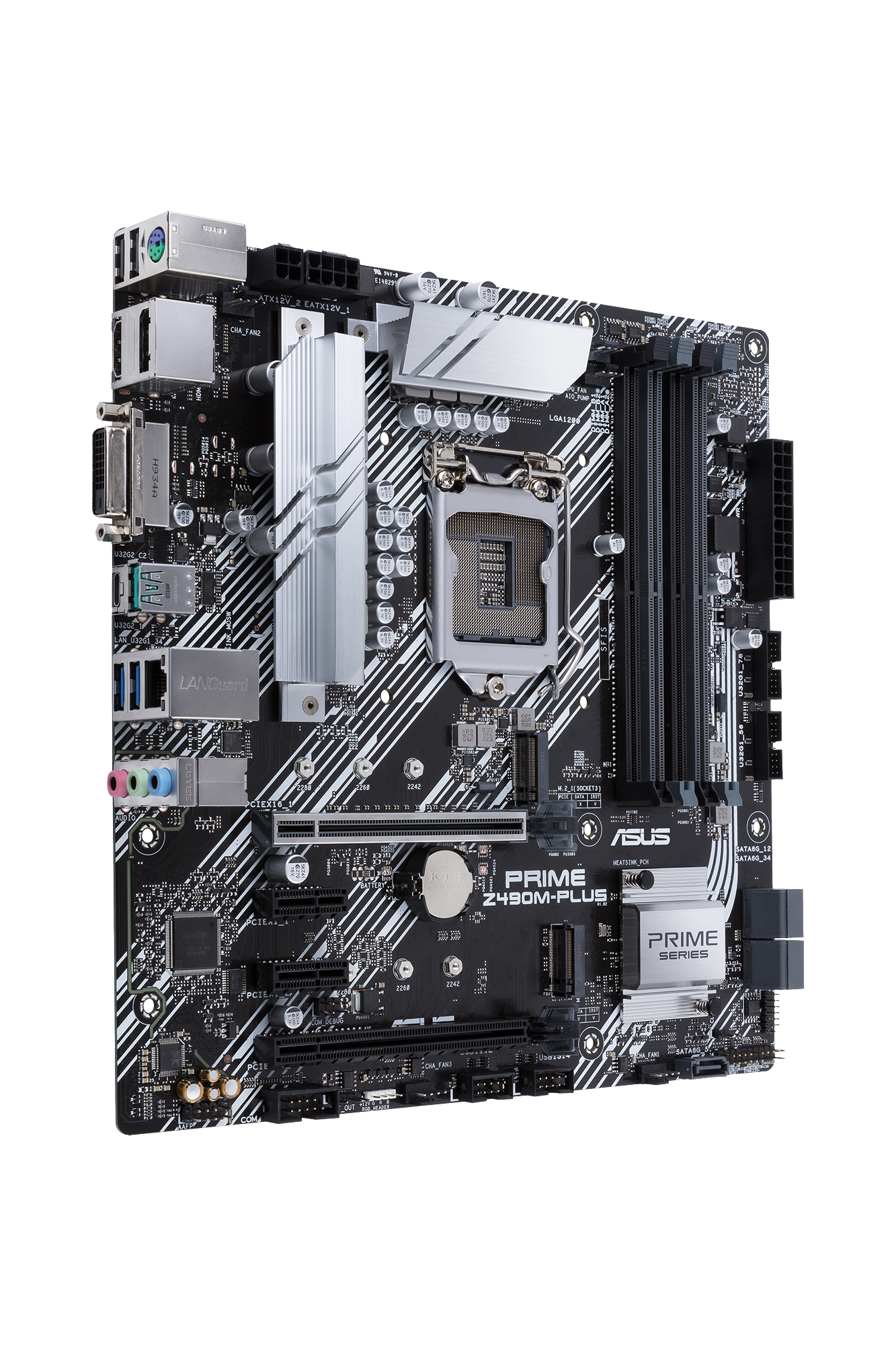ASUS PRIME Z490M-PLUS Mainboard Grau