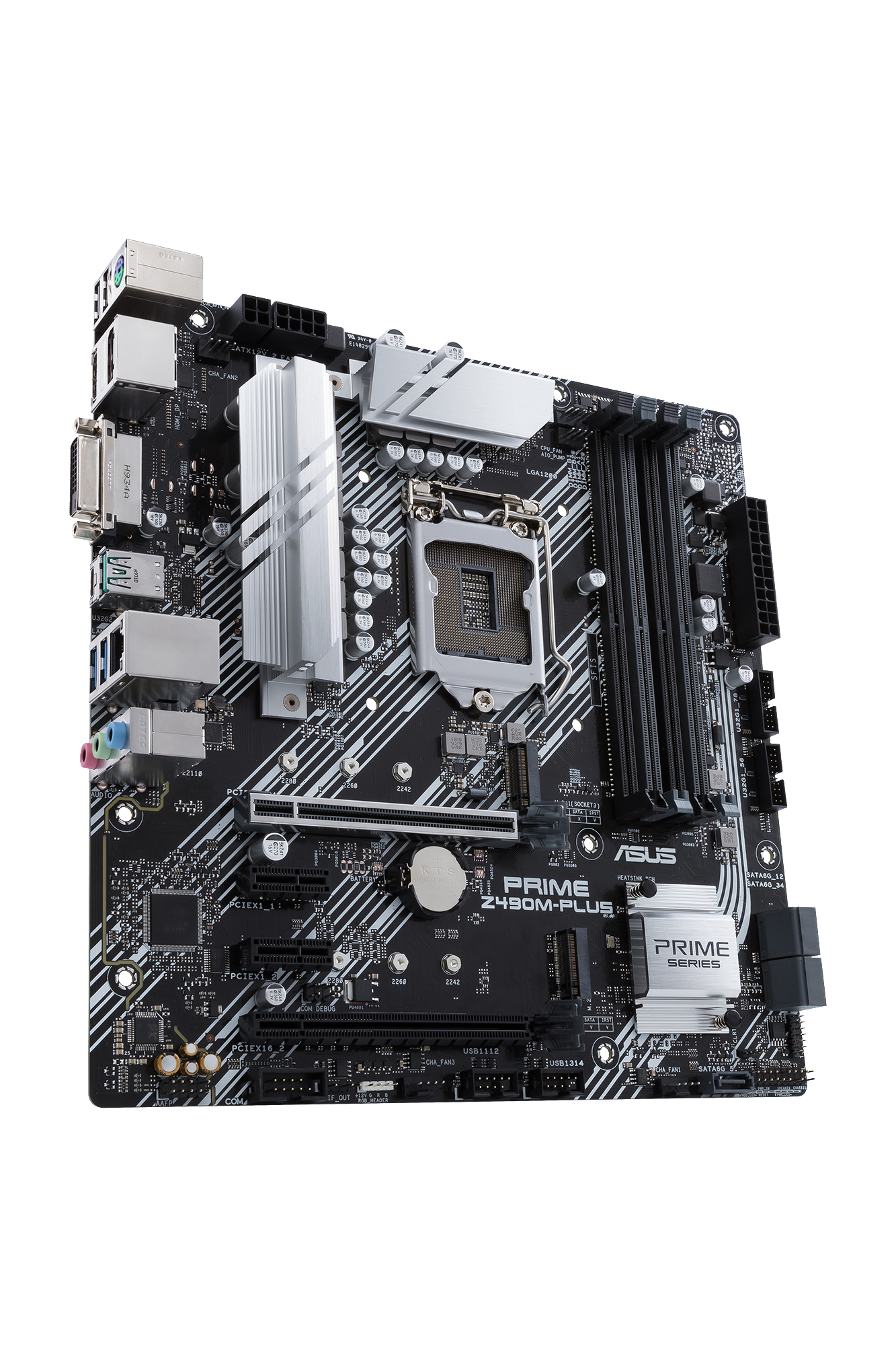 ASUS PRIME Z490M-PLUS Mainboard Grau