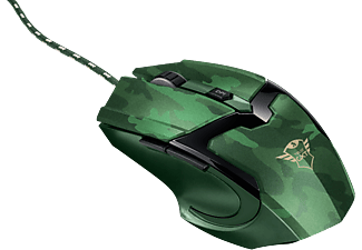 TRUST GXT 101C Gav vezetékes gaming egér, jungle camo (22793)