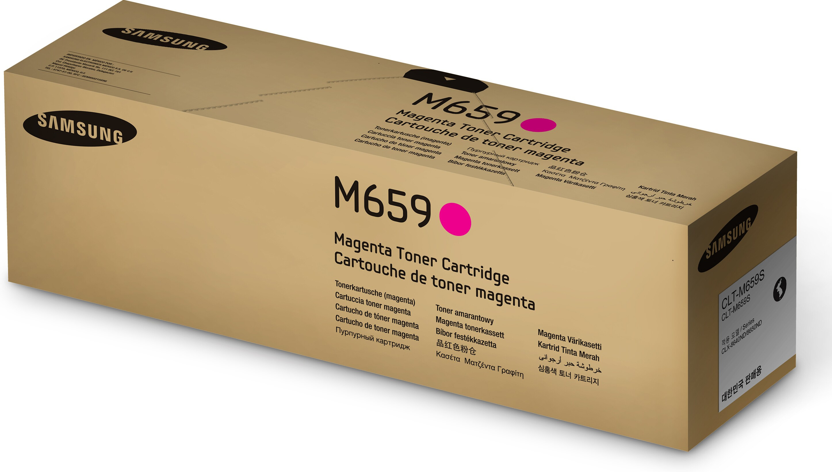 Tóner de láser - Samsung CLT-M659S, 20000 Páginas, Magenta