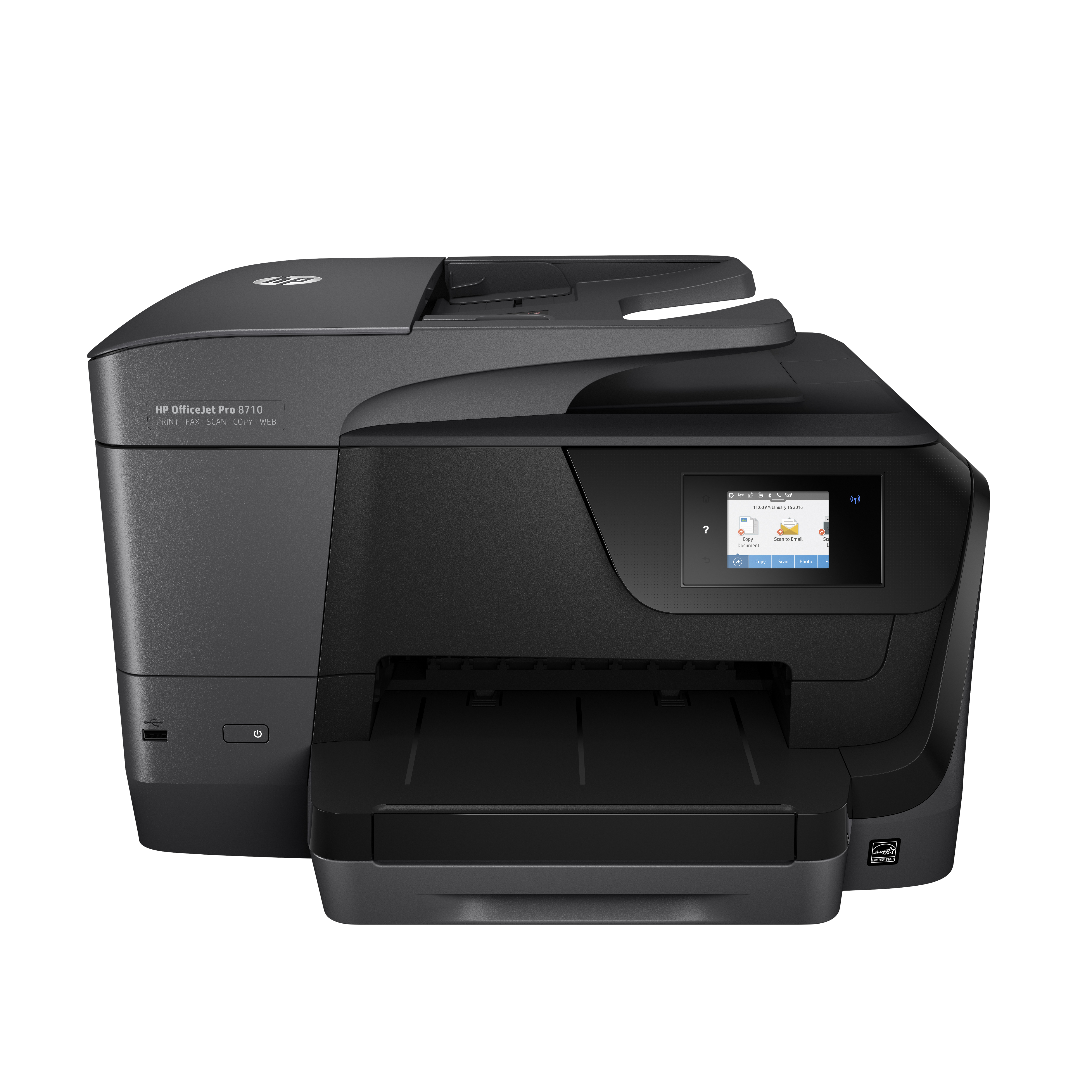 Impresora multifunción - HP Officejet PRO 8710, Doble cara automático, WiFi, Ethernet, USB
