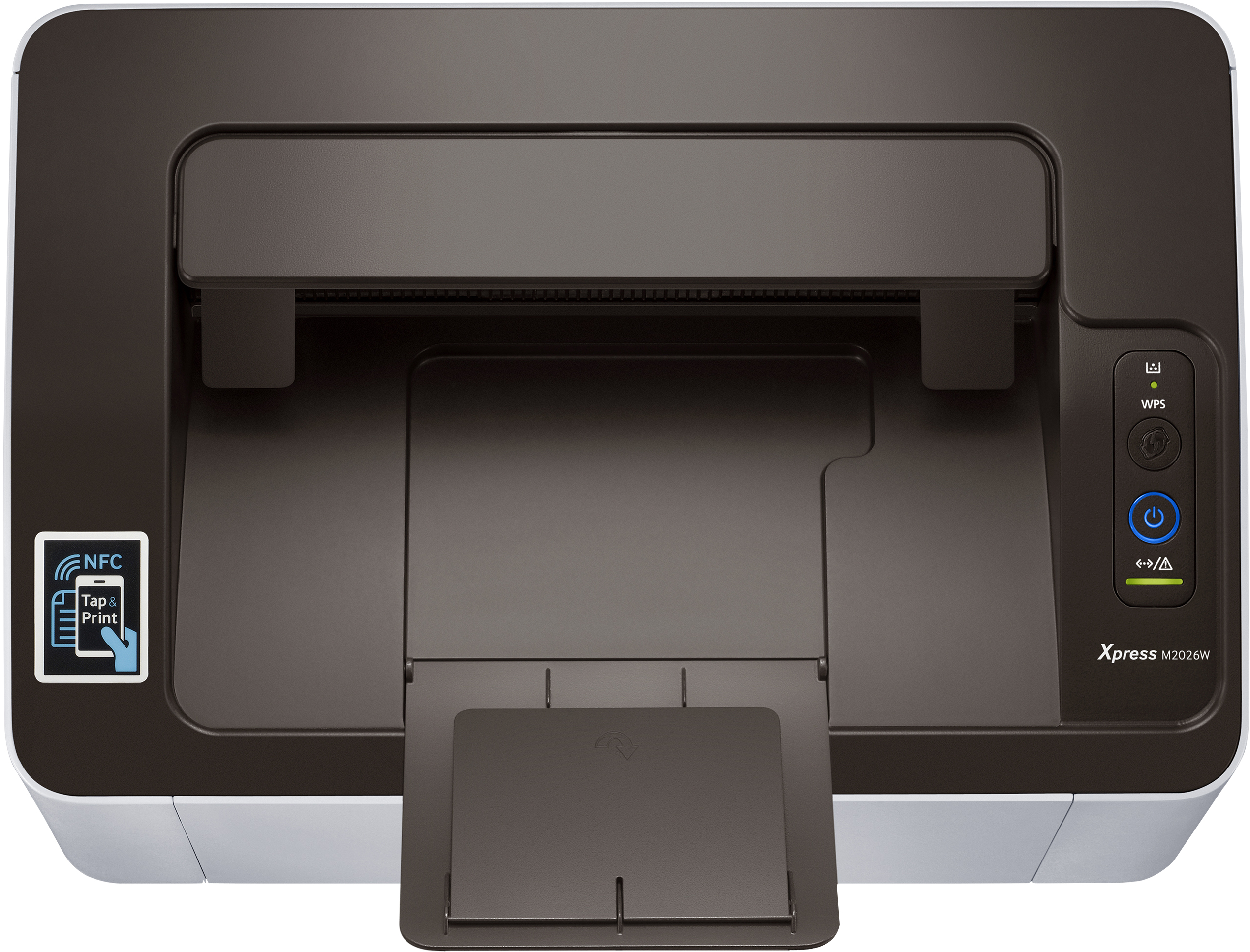 Impresora láser - Samsung SL-M2026W, Monocromo, 20ppm, WiFi, USB, Plata