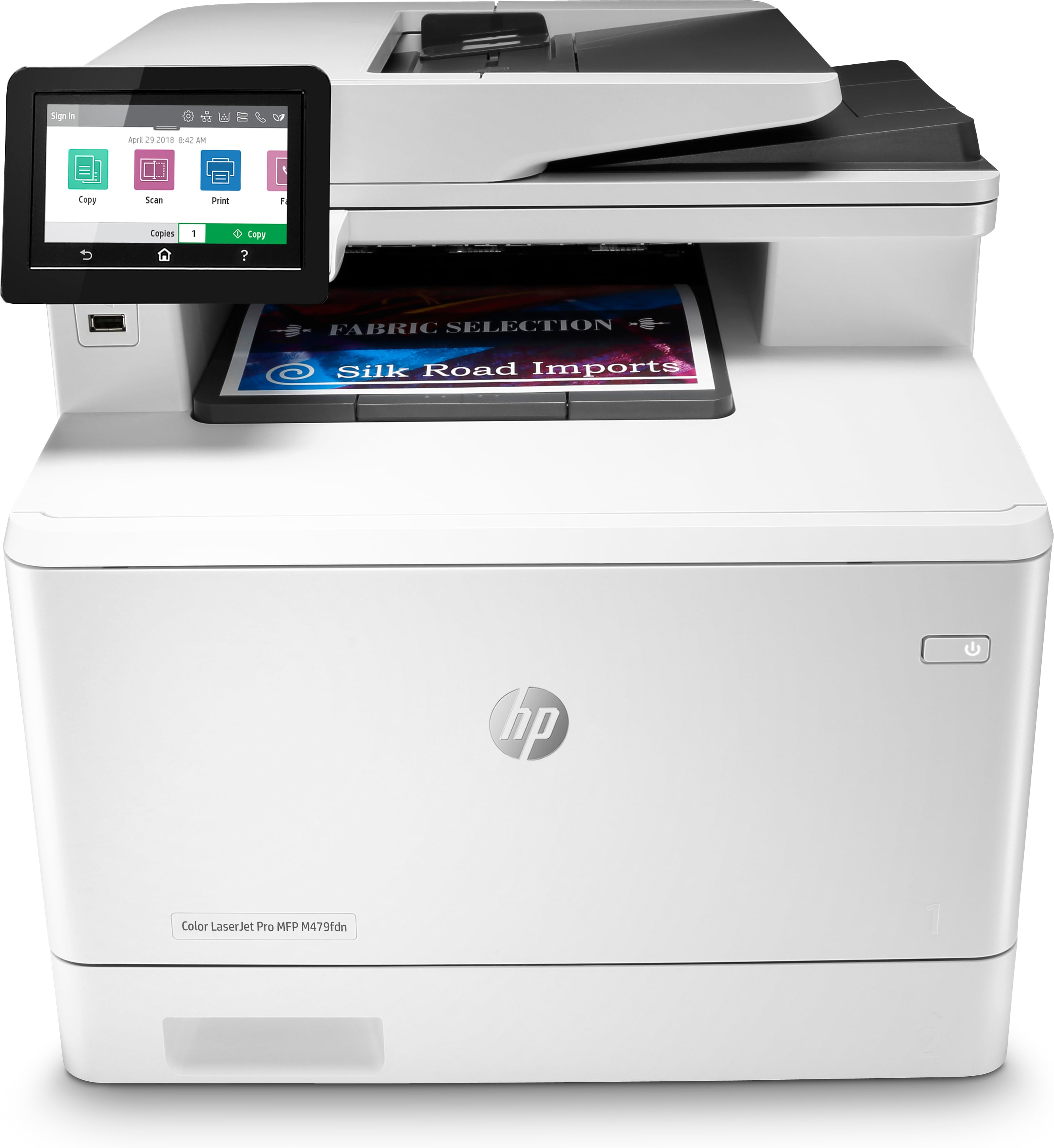 Impresora Hp Color laserjet pro m479fdn 27 ppm 600 x dpi a4 blanco multifuncion con 2727ppm