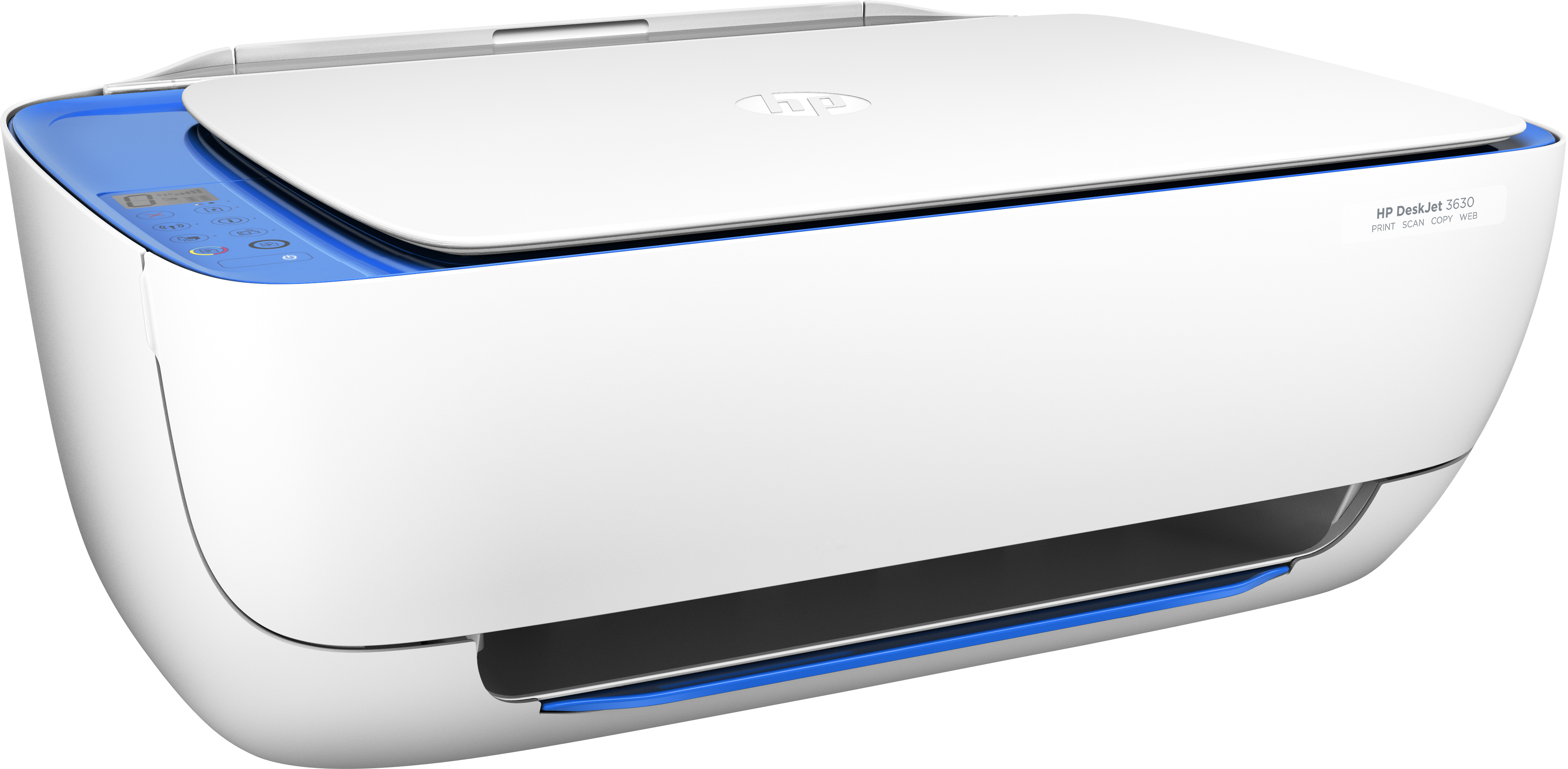 Impresora Multifunción - HP DeskJet 3637, Impresión, copia, escaner, WiFi, USB