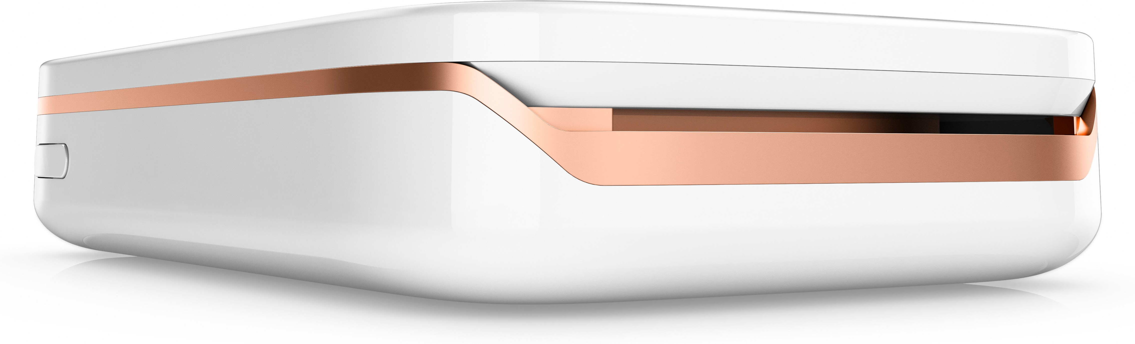 Impresora - HP Sprocket, con tecnología Bluetooth, Impresión sin tinta, Blanca