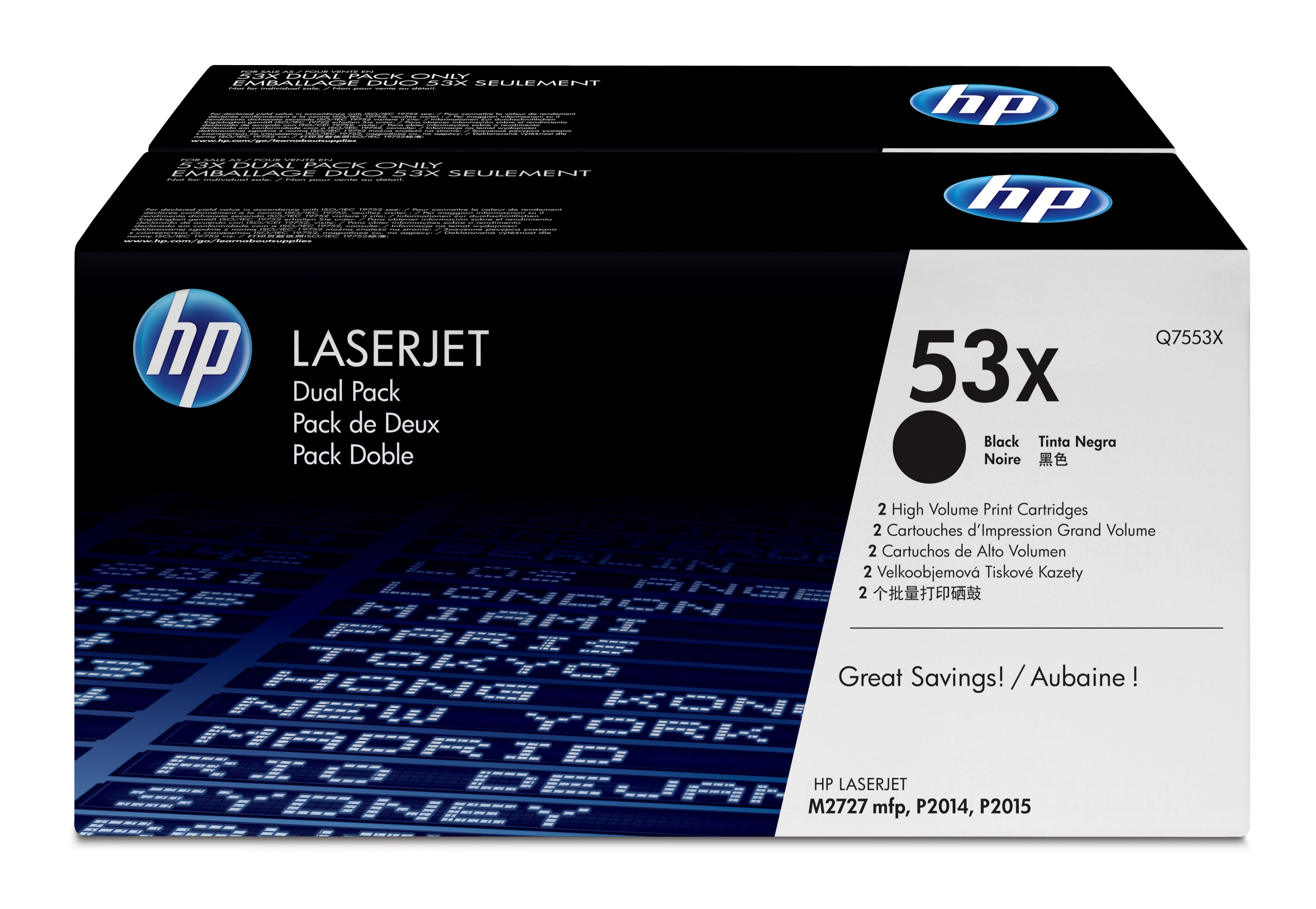 HP 53X - Paquete de 2