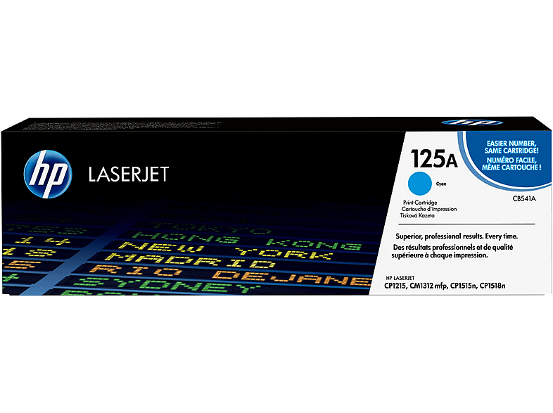 Tóner | HP 125A LaserJet, Cian, CB541A | MediaMarkt