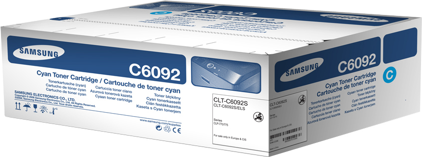 Tóner de láser - Samsung CLT-K6092S, 7000 Páginas, Negro