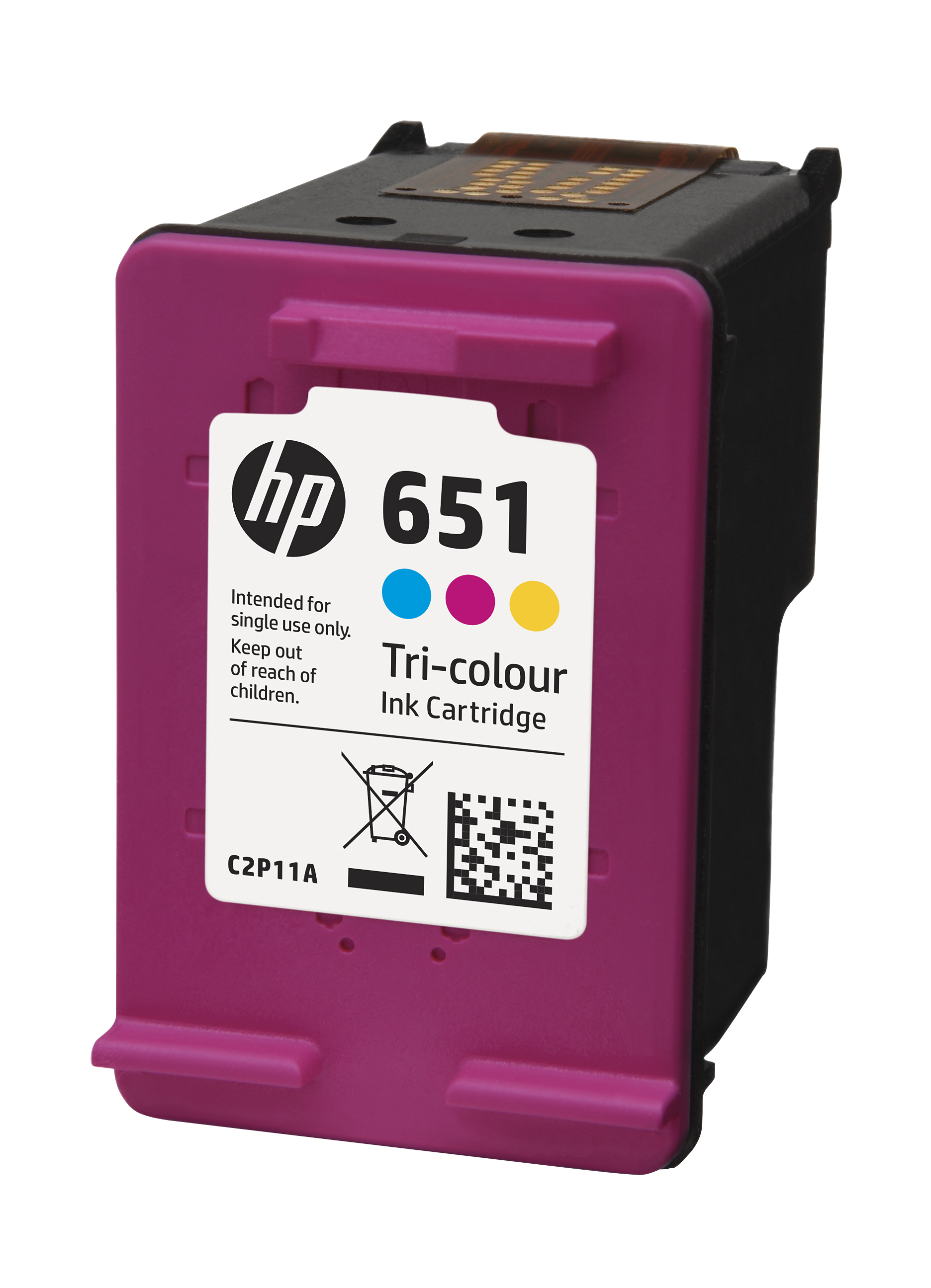 HP 651 Renkli Mürekkep Kartuşu (C2P11AE)