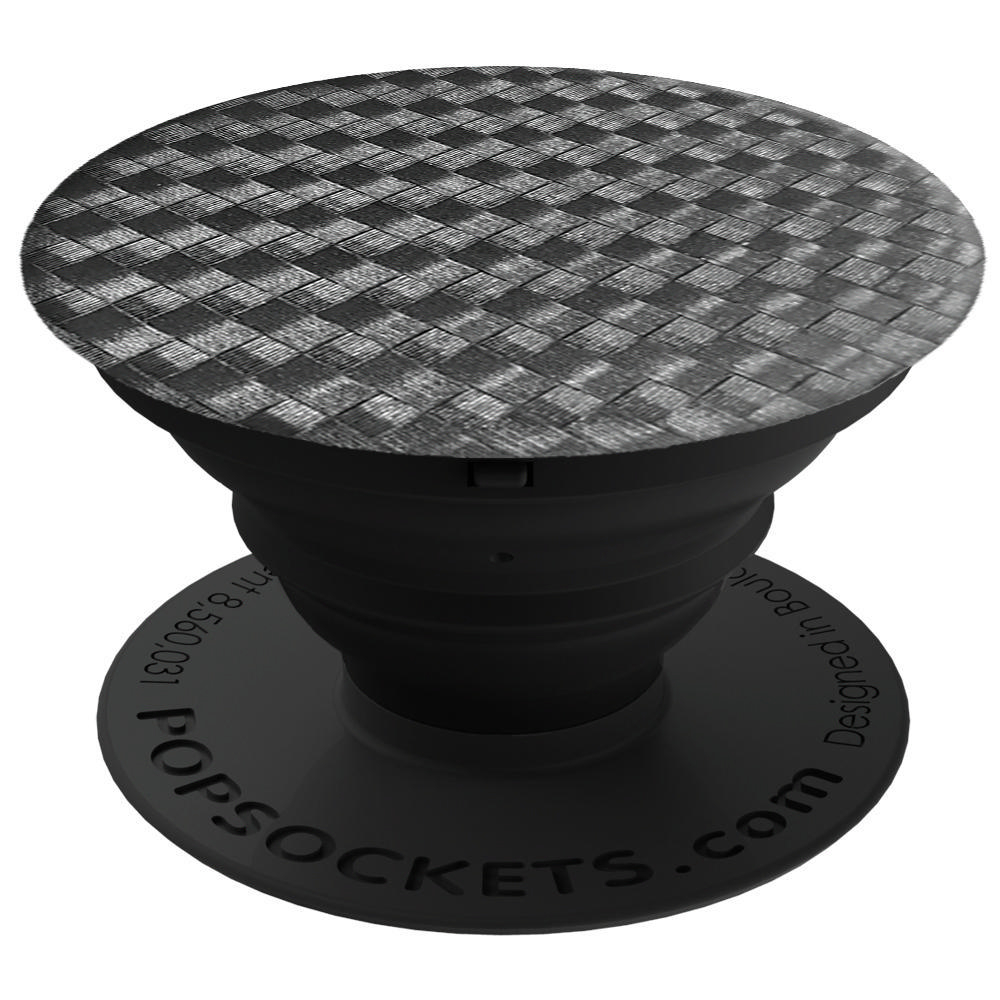 POPSOCKETS 96722 Handyhalterung, Weave Carbonit