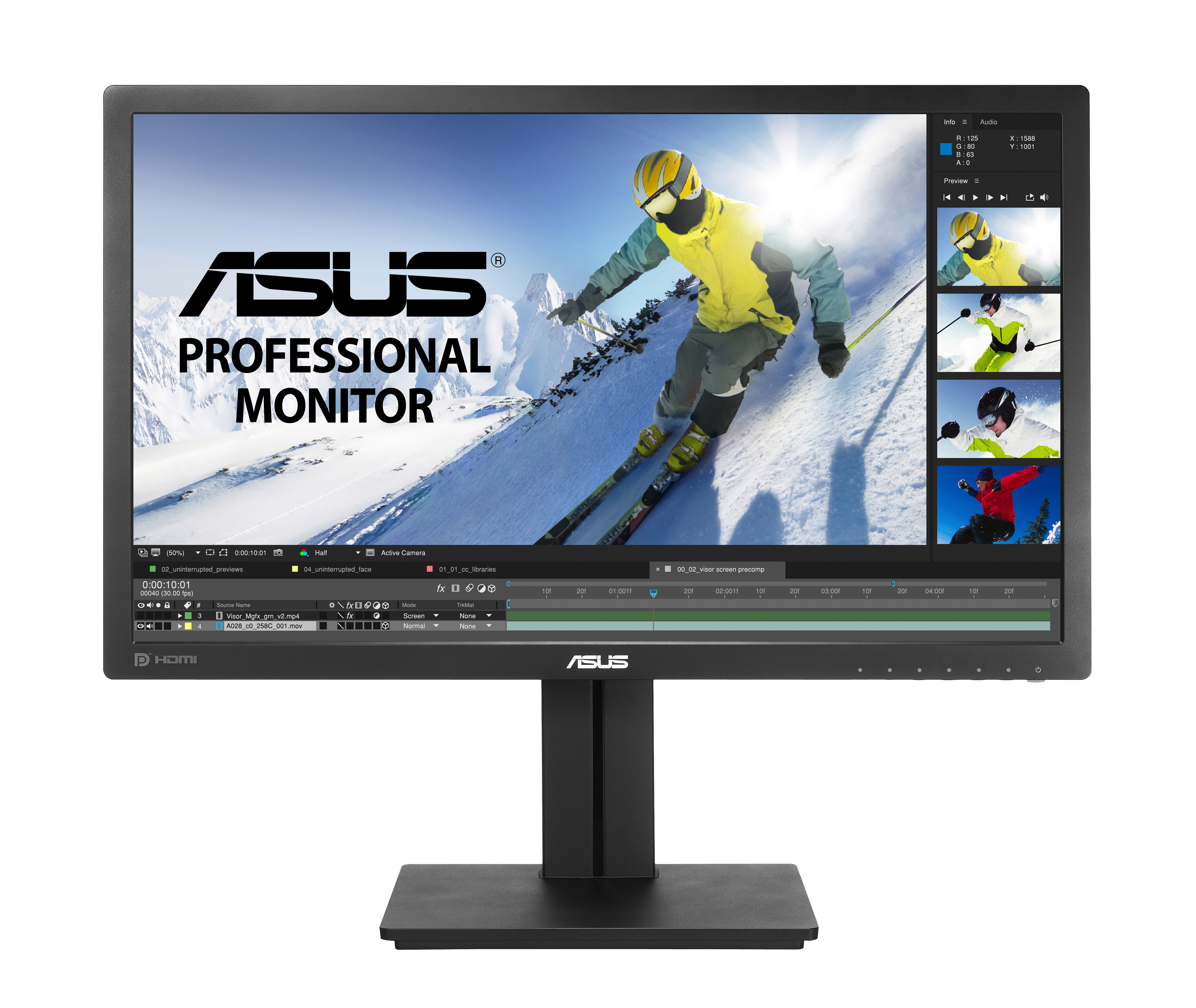 ASUS PB278QV 27 Zoll  WQHD  Monitor  5 ms Reaktionszeit  
