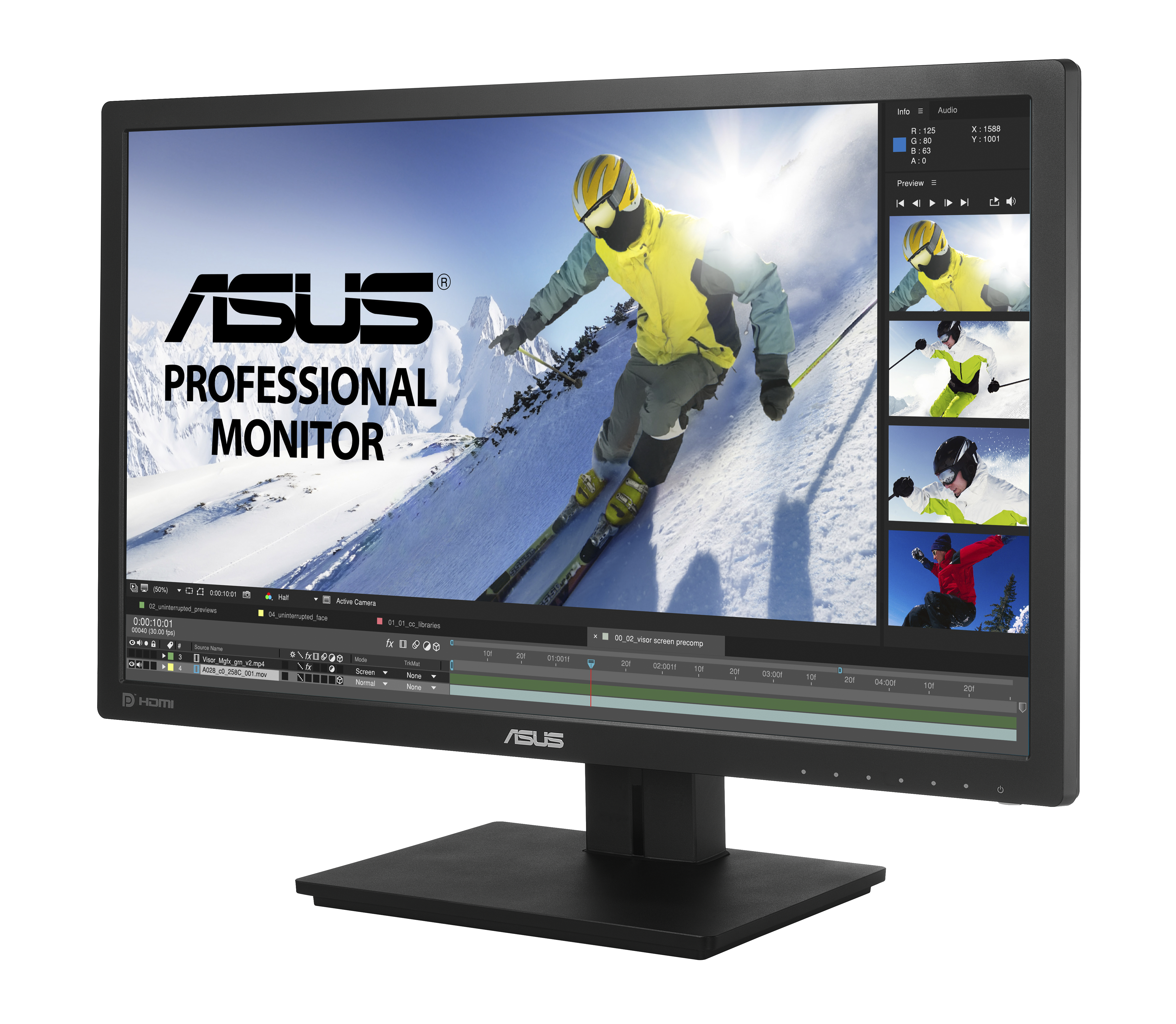 ASUS PB278QV 27 Zoll  WQHD  Monitor  5 ms Reaktionszeit  