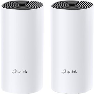 TP-LINK Deco M4 (2 pacchi) - Sistema a maglie WLAN (Bianco/Nero)