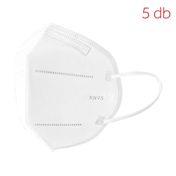 IDEA KN95 Egészségügyi eldobható FFP2 szájmaszk, 5db