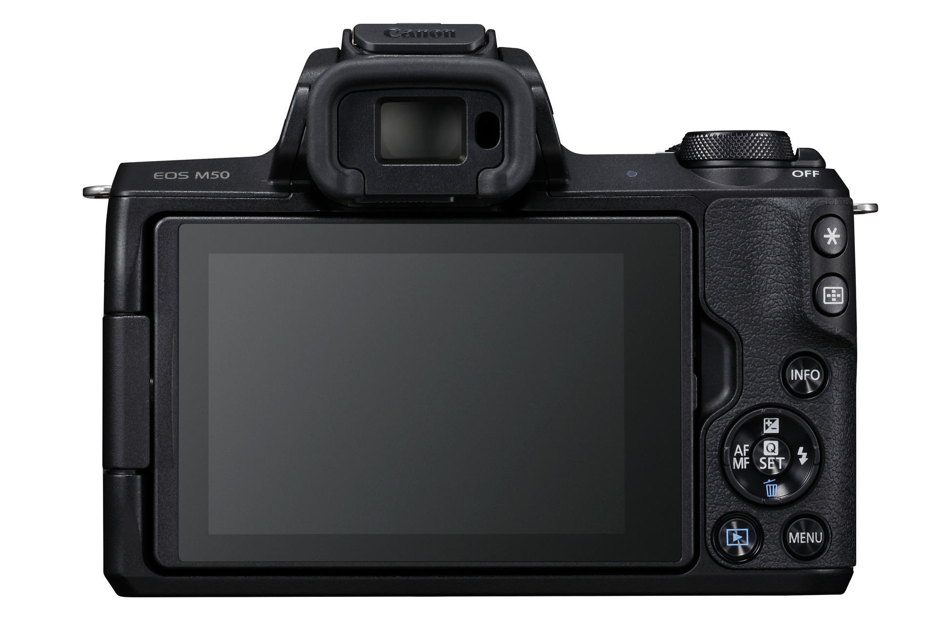 CANON EOS M50 Kit Systemkamera mit Objektiv 18-150 mm, 7,5 cm Display Touchscreen, WLAN