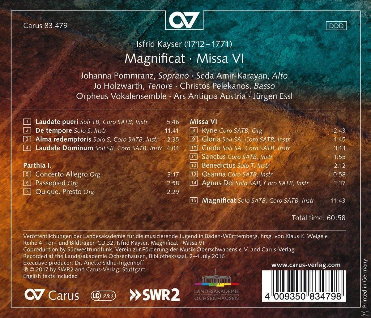 CD-Cover mit Text und einer Titelliste, eine musikalische Notation.