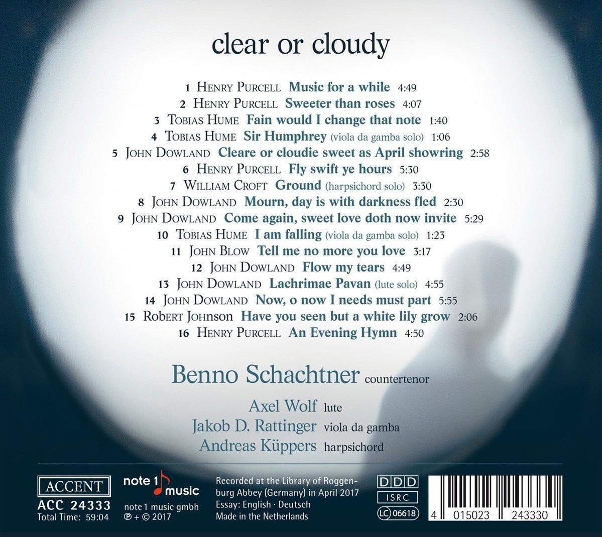 Benno Schachtner, Axel Wolf, Jakob D. Rattinger, Andreas Kueppers - Clear Or Cloudy  - (CD)