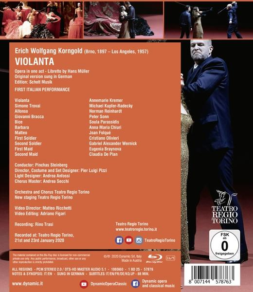 Kremer,Annemarie/Steinberg,Pinchas/+ - VIOLANTA - (Blu-ray)